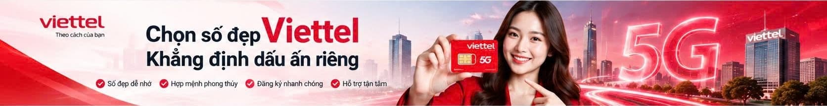 Chọn số đẹp Viettel, khẳng định dấu ấn riêng